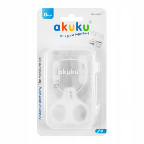 Detská manikúra AKUKU - bílá