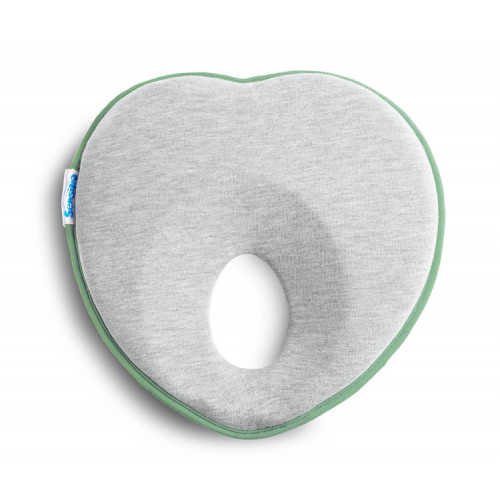 Ergonomický, tvarujúci vankúšik pre bábätko - zelený
