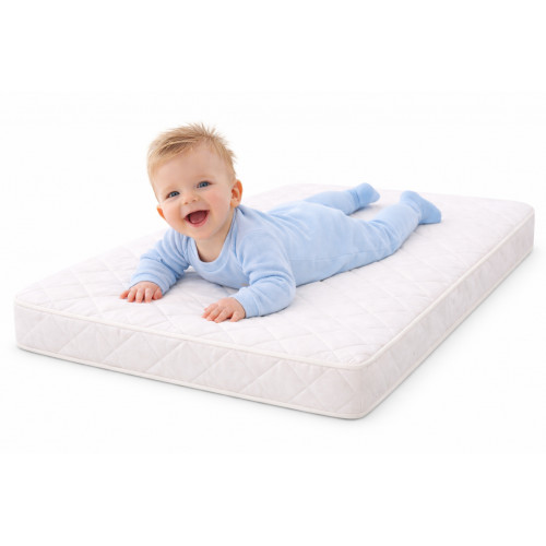 Matrac do postieľky kokos/pena/kokos 120 x 60 cm KOMFORT, Danpol, biela
