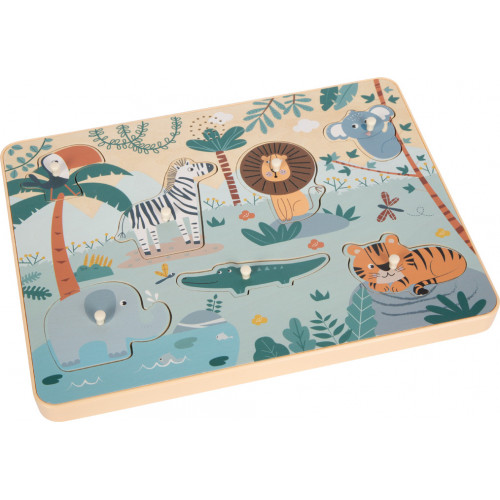 Vkladacie puzzle so zvukmi Safari