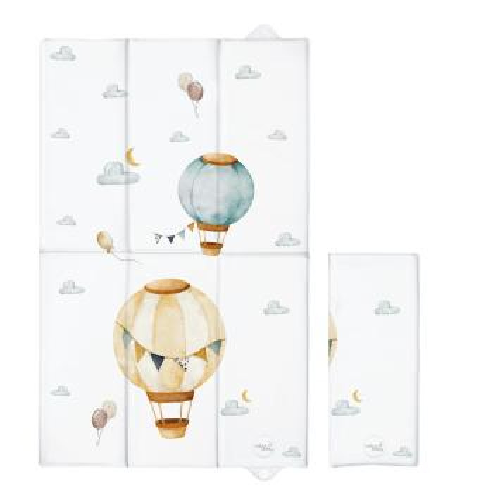 Cestovná prebaľovacia podložka 40×60 cm Basic – skladacia na cesty - Balóny