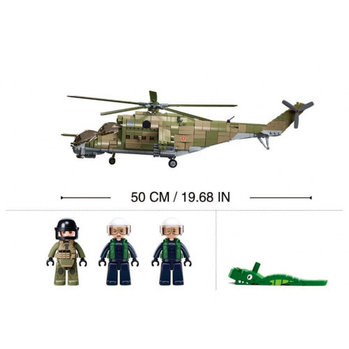 Sluban Bojový vrtulník MI-24S  M38-B1137
