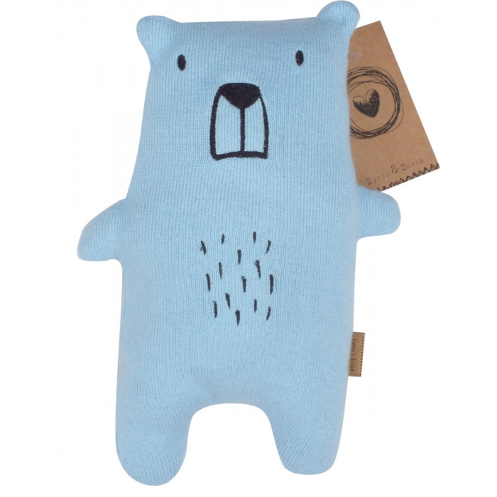 Maznáčik, dekoracia pre bábätká Z&Z Midi Bear 36 cm, modrý