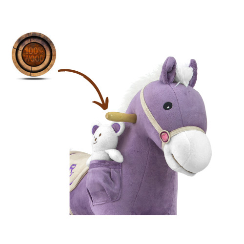 Hojdací koník Pony Purple – Milly Mally