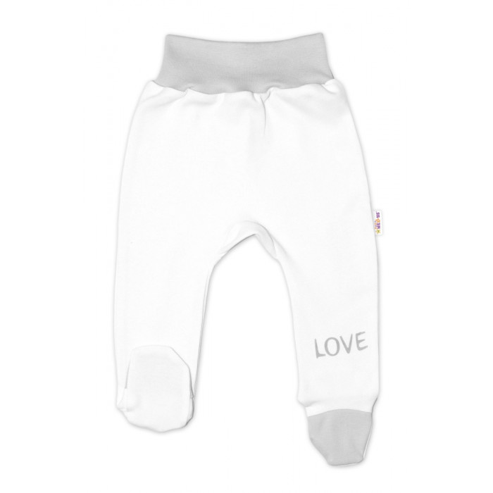 Dojčenské polodupačky, biele - Love