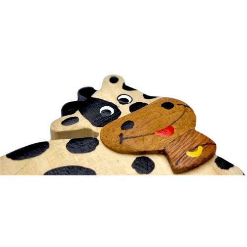 2Kids Toys Drevená magnetka veľká Krava