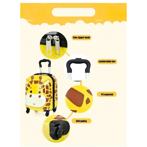 Detský cestovný kufor Žirafa 29l