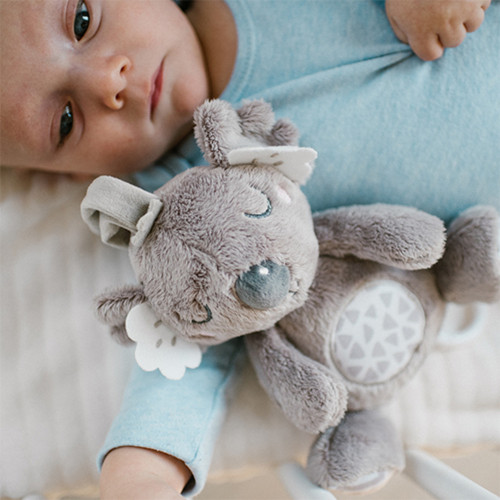 Závesná plyšová hračka s melódiou Koala Coco, sivá