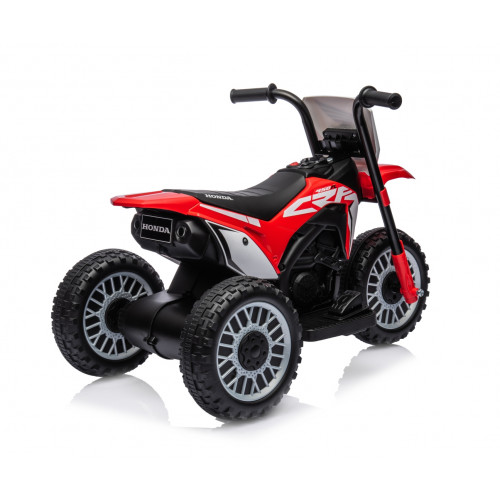 Elektrická detská motorka Honda CRF450R 6V trojkolka - červená