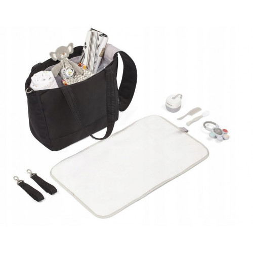 BabyOno Štýlová taška ku kočíku Best time ever - čierna