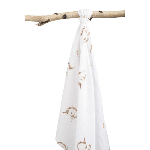 Mušelínová plienka 70×80 cm – Unicorn