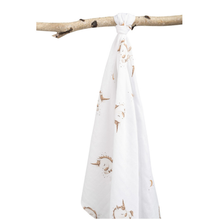 Mušelínová plienka 70×80 cm – Unicorn