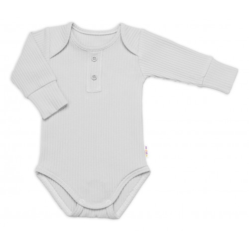 Rebrovaná rastúca súprava 3D, Baby Boy - šedá