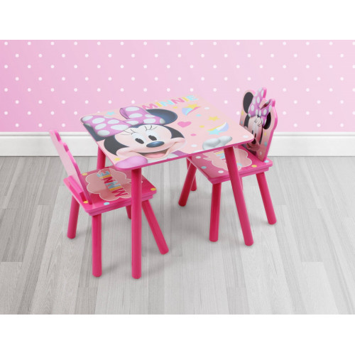 Detský stôl so stoličkami Minnie