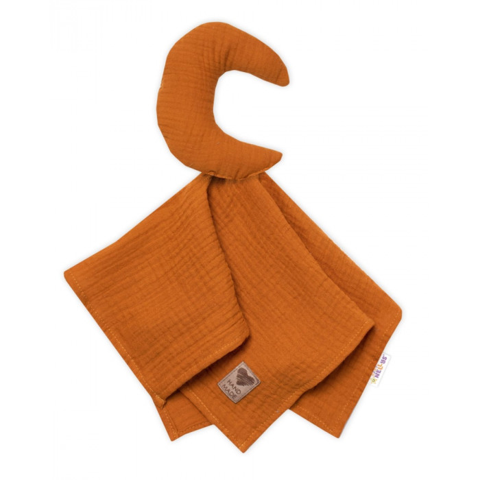 Mušelínový maznáčik, prítulníček Mesiačik, tehlový