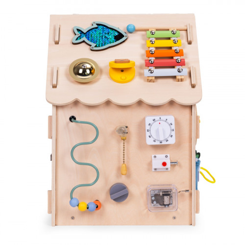 Montessori drevený domček XXL, 30 aktivít