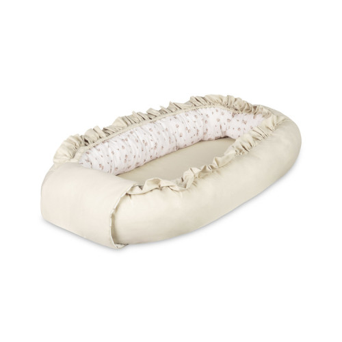 Hniezdočko pre bábätko, bavlnené, obojstranné, Rose, béžové