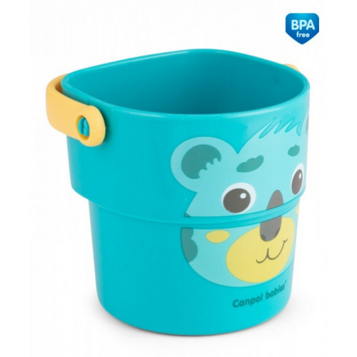 Canpol babies Hrnčeky na kúpanie Hello Little - 3 ks
