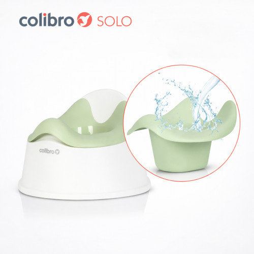 Detský nočník, ergonomický Solo cool – zelený, biely