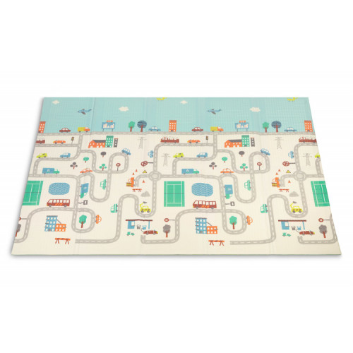 Multifunkčná detská herná podložka - mesto