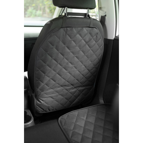 Prešívaná ochrana operadla - čierna