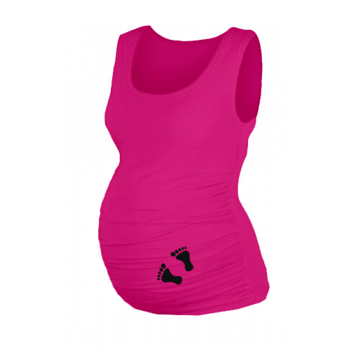 Top, tielko Dana s potlačou Nožičiek - ružová, viď, S/M