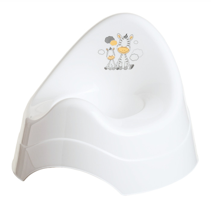 Detský nočník Maltex Baby Zebra – kolekcia Zebra, biely