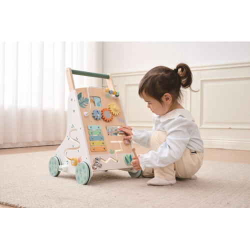 Drevené chodítko Montessori Džungľa – Lelin