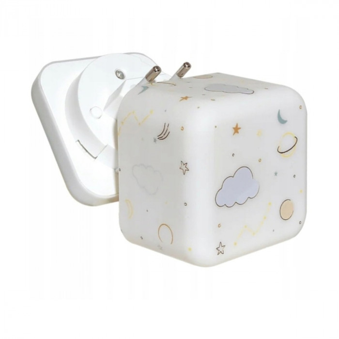 Detská nočná lampička – prenosné LED svetlo s dotykom - Obloha