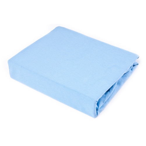 Jerseyová plachta Sensillo Klasik 120×60 cm - modré