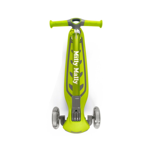 Detská trojkolesová kolobežka BOOGIE Scooter LED - zelená