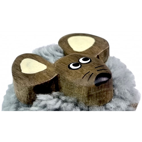 2Kids Toys Drevená magnetka veľká brmbolec Myš