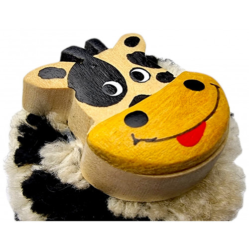 2Kids Toys Drevená magnetka veľká brmbolec Krava