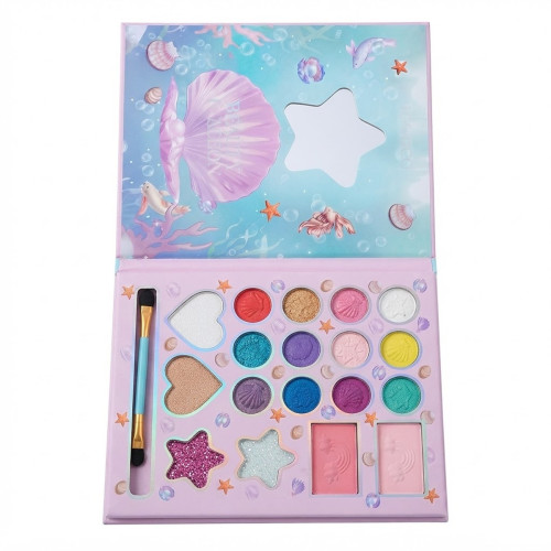 Detská kozmetická paleta Beautiful mermaid so zrkadielkom