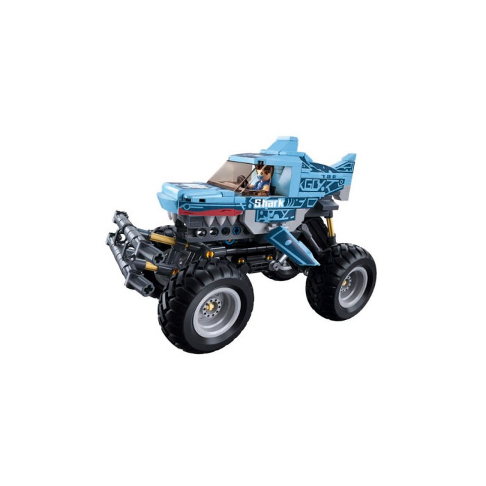 Sluban Power Bricks Naťahovací Off-road Modrý Žralok
