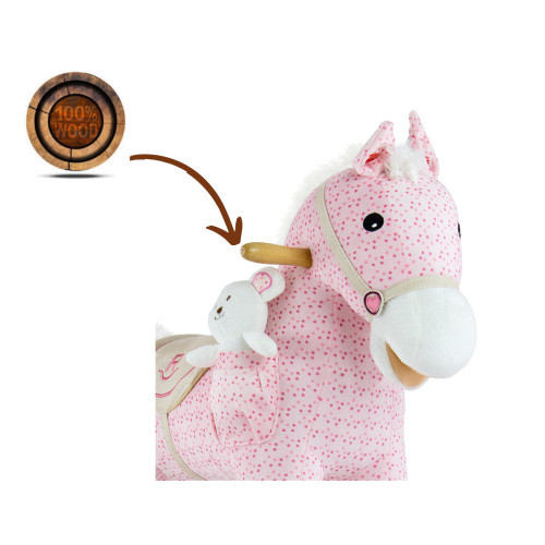 Hojdací koník Pony Pink – Milly Mally
