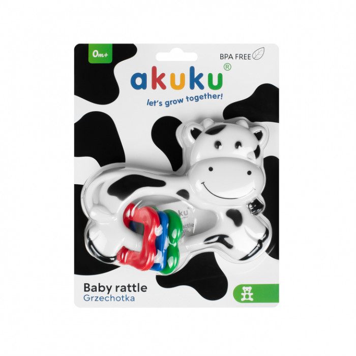 Hrkálka pre bábätko - Kravička