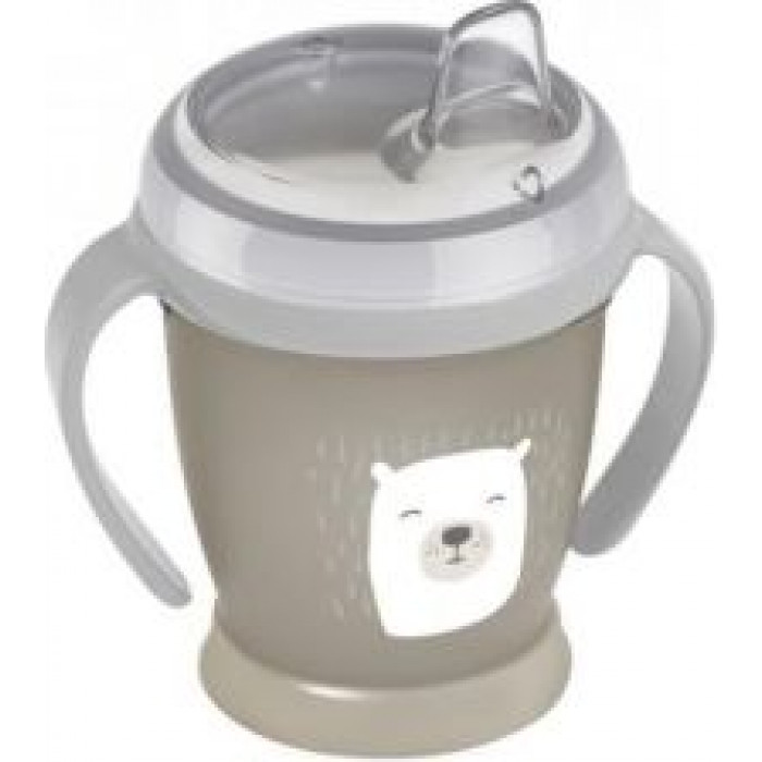Lovi Nevylévací hrnček mini Buddy Bear - béžový