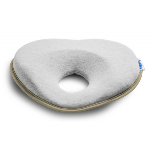 Ergonomický, tvarujúci vankúšik pre bábätko - šedá, béžová