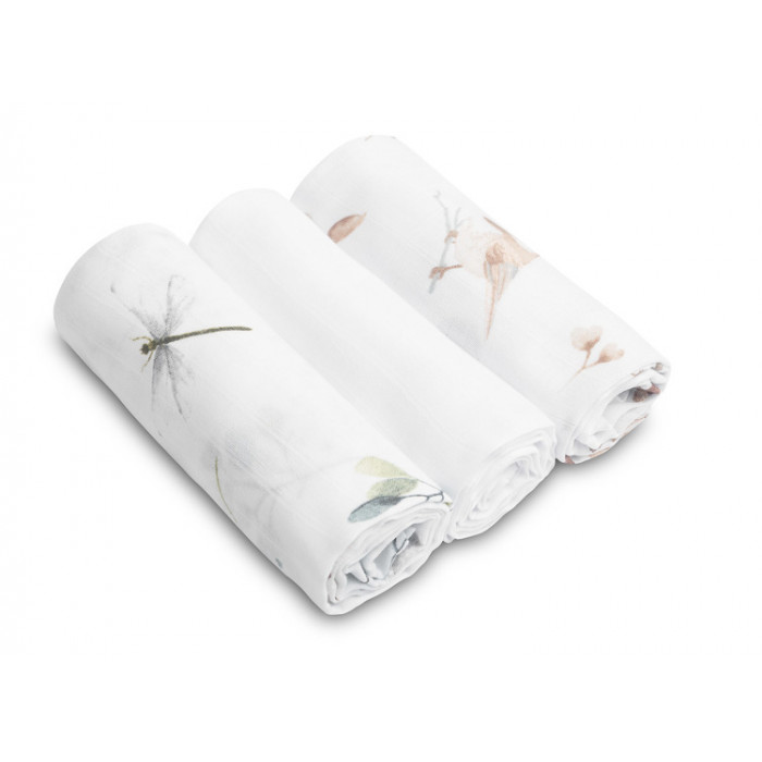 Mušelínové plienky pre bábätko SOFT 3 ks - 70x80 cm