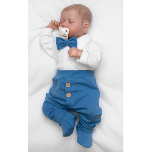 4D sada pre chlapčekov Baby Elegán - modrá, veľ. 62
