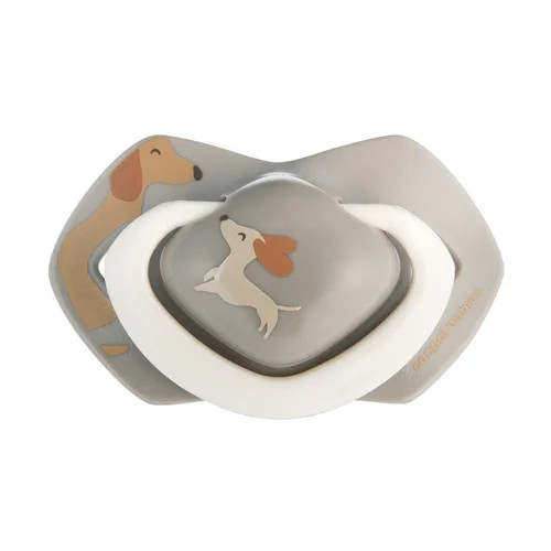 Cumlík Light Touch 0–6 m silikónový symetrický 2 ks DOGS – ortodontický, BPA free