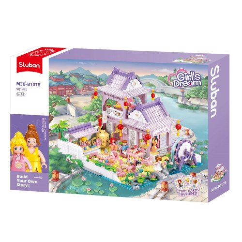 Sluban Girls Dream M38-B1078 Čajovňa s okrasnou záhradou
