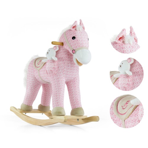 Hojdací koník Pony Pink – Milly Mally