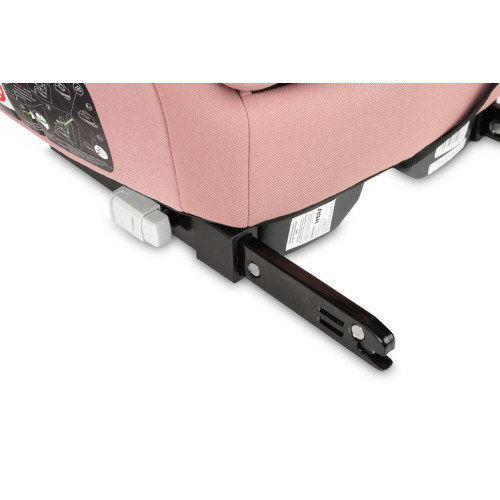 Podsedák, autosedačka Irbis i-Size 125–150 cm s ISOFIX – ruzová
