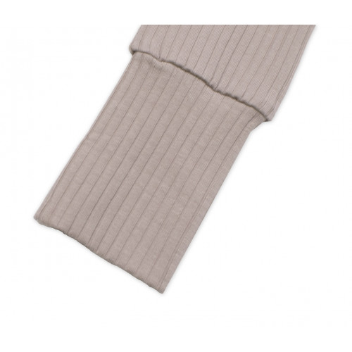 Rebrovaná rastúca súprava 3D, Baby Girl - taupe