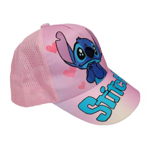 Detská šiltovka Stitch Hearts s potlačou S/M