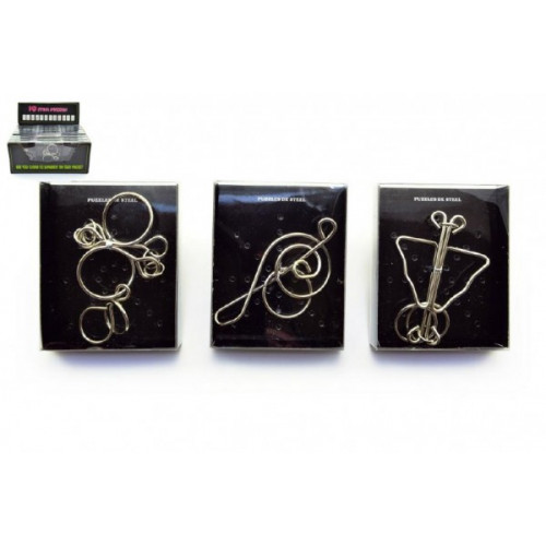 Teddies Hlavolam kov v krabičke 8x10cm, 1ks