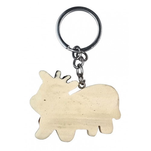2Kids Toys Drevená kľúčenka veľká Krava