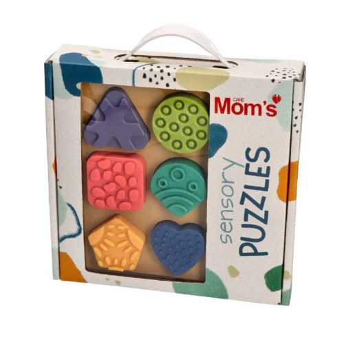 Puzzle, senzorické tvary 6ks